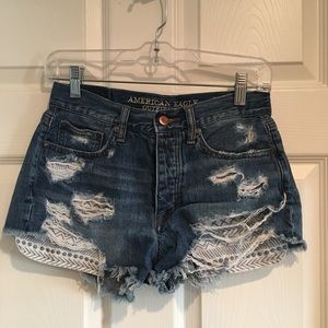 American Eagle Denim Shorts sz 2